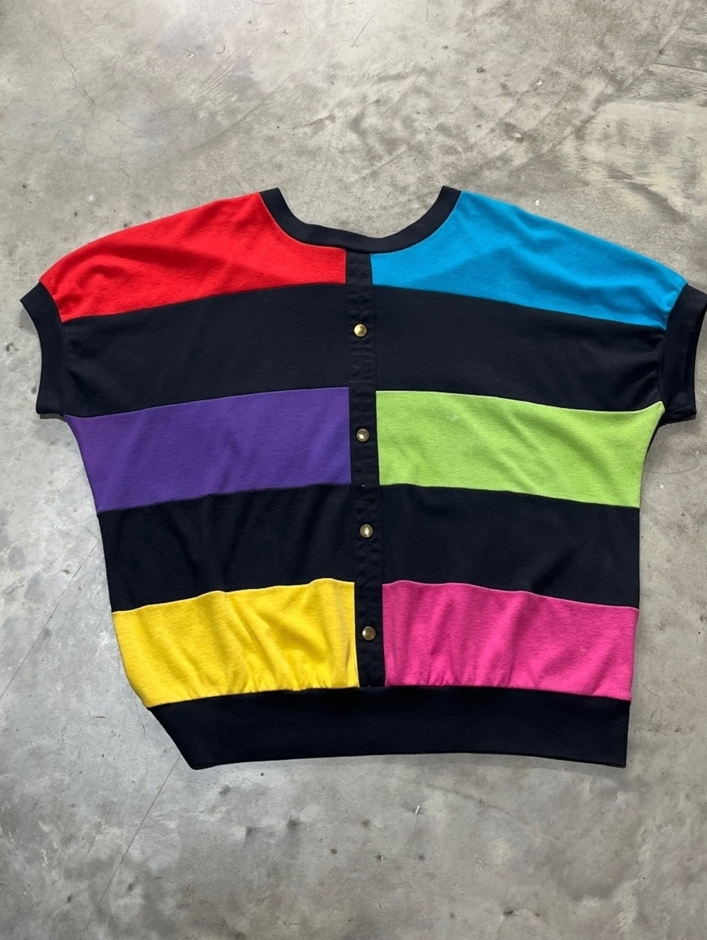 Vintage Women’s Preowned XL Striped Blouse